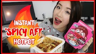 DEATH BY HOTPOT! // Instant Spicy AF Hotpot! | lifeofjodes