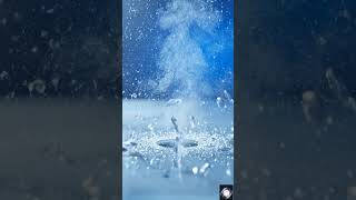 ❄️ mesmerizing frozen bubble explosion