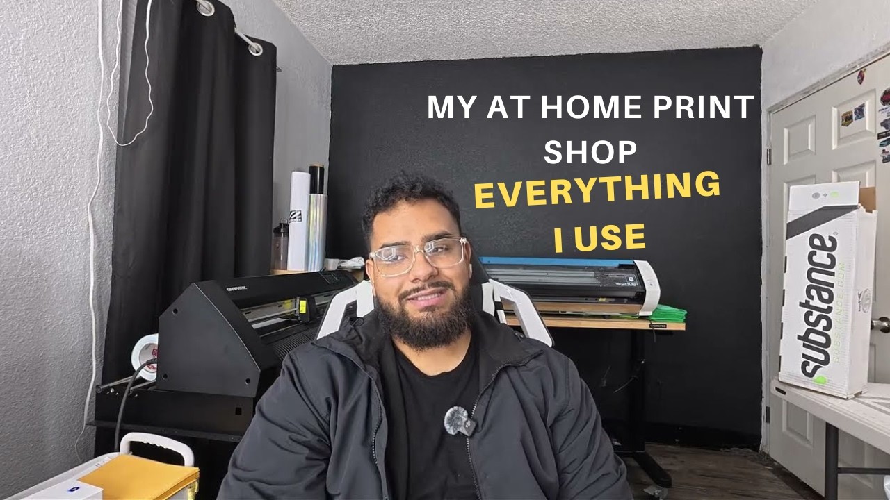 Всё, что я использую в своей домашней типографии | Roland BN-20A, Graphtec CE8000 + обновление