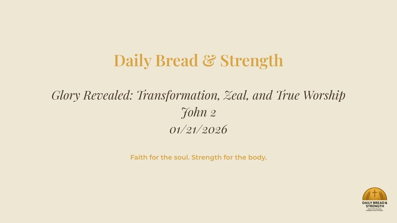 Daily Chronological New Testament Reading: January 21, John 2