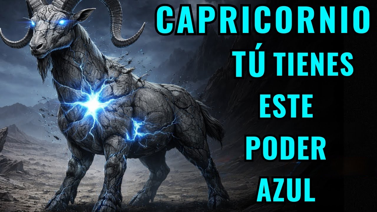 ♑🌌 CAPRICORNIO - EL ‘PODER AZUL’ OCULTO QUE DIOS TE DIO — ES HORA DE USARLO