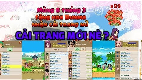 Ngọc Rồng Online - Cập nhật sự kiện quốc tế thiếu nhi mùng 8/3, Update cải trang mới có gì hót ?