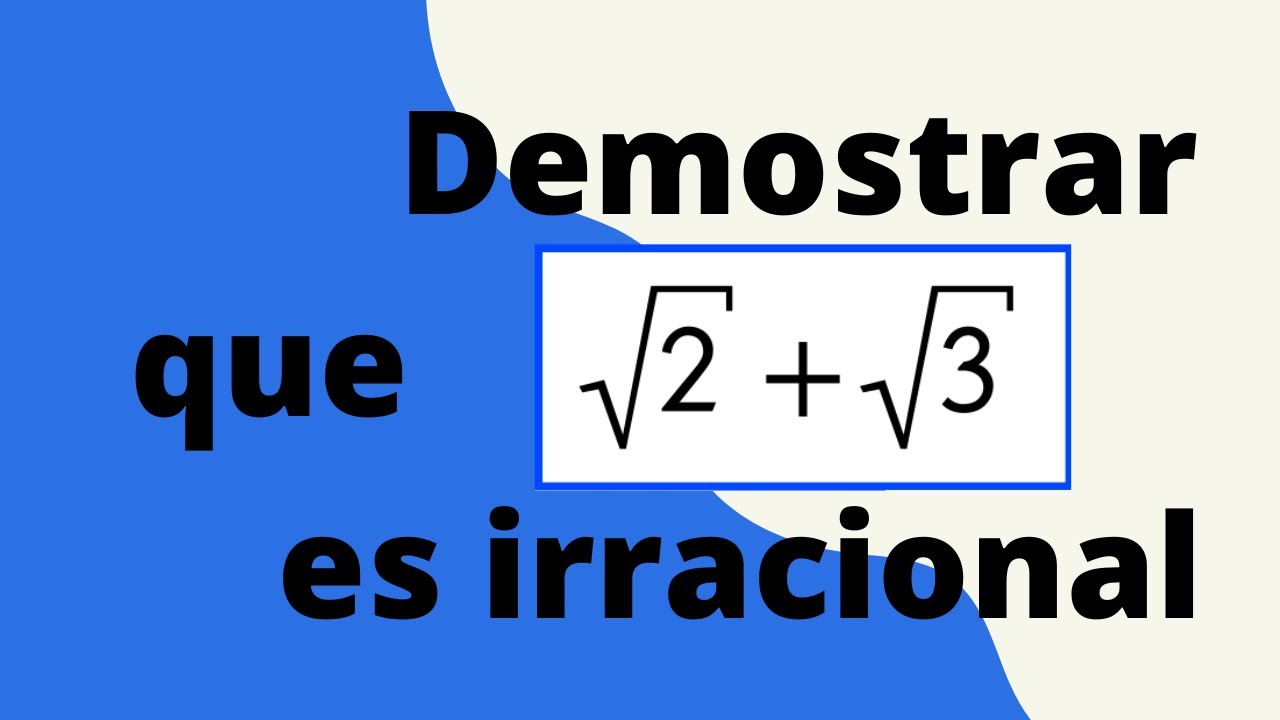 Demostrar Que Raiz De 3 Es Irracional