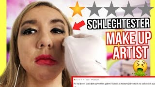 lasse MAKE UP beim schlechtesten MAKEUP ARTIST meiner STADT machen