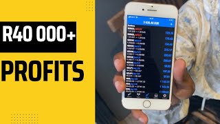 Bagged R40 000+ and running in R75 000+ profits
