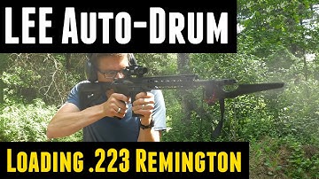 Loading .223 Remington with the LEE Auto Drum Powder Measure
