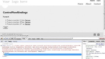 ASP NET Using Knockout js  Bindings, JSON and Functions Full