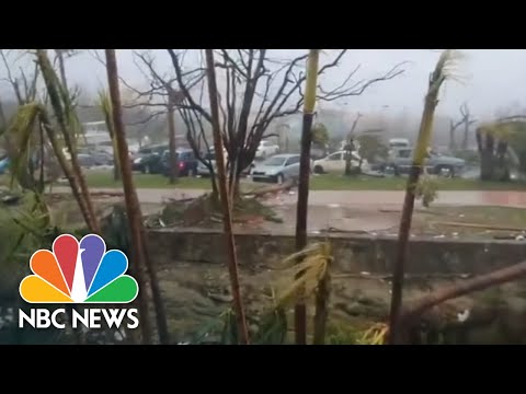 ‘Come, Holy Father, And Rescue Us’: Woman Prays After Dorian Rips Roof Off Apartment | NBC News