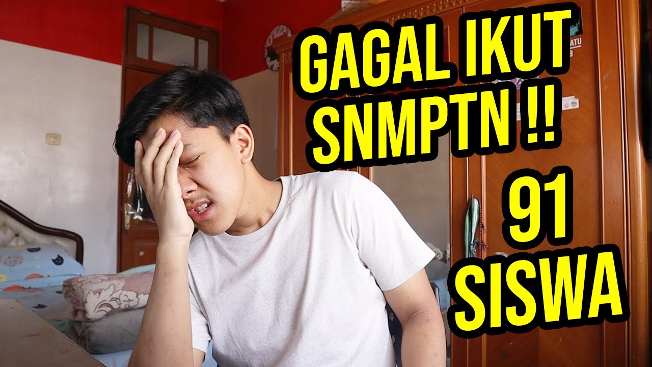 KESALAHAN YANG MEMBUAT 91 SISWA GAGAL IKUT SNMPTN !! KACAU
