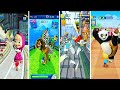 Masha And The Bear vs Madagascar vs NEW Tom and Jerry vs Kung Fu Panda | Tiles hop