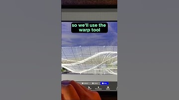 Use Warp in Procreate to create quick compelling architectural sketches