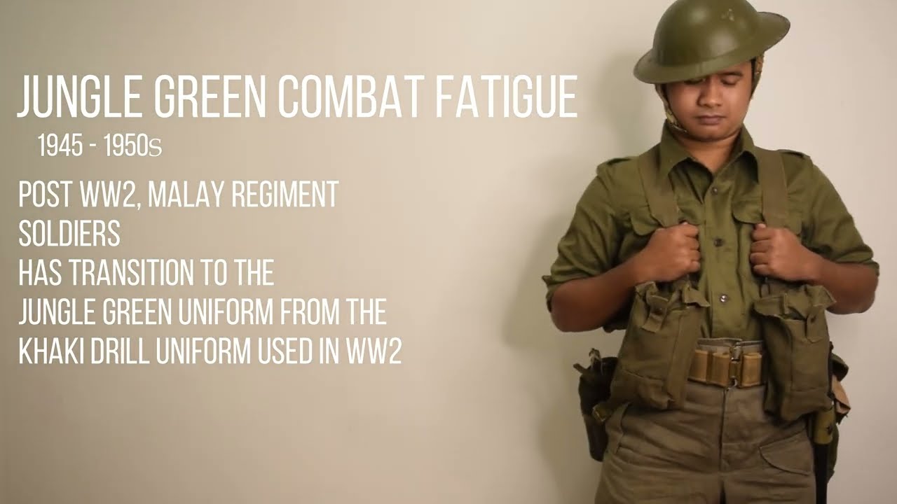 Malay Regiment/Askar Melayu uniform transformation/evolution from year 1933 until 2022