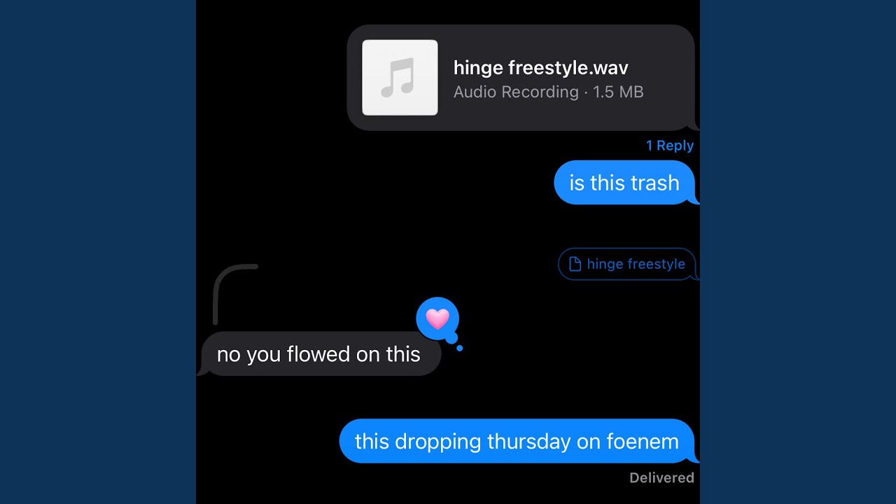 Watch HINGE FREESTYLE on YouTube Watch HINGE FREESTYLE on YouTube