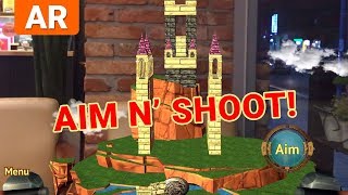 Slingshot Island AR Gameplay (iOS/iPad) screenshot 2