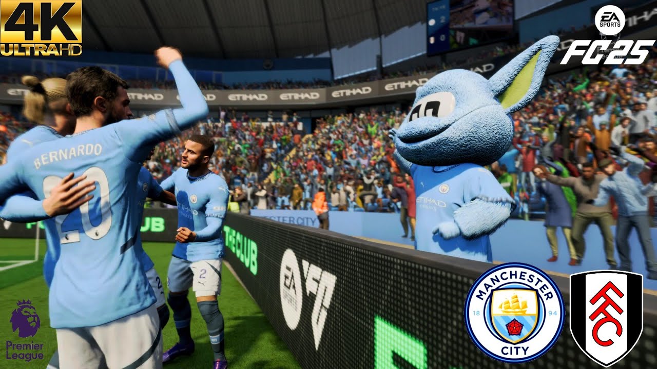 FC 25 - MANCHESTER CITY VS FULHAM - PREMIER LEAGUE 24/25 - ETIHAD STADIUM - ULTRA REALISM 4K PS5