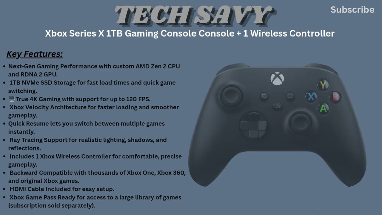 Xbox Series X 1TB Gaming Console Review | True 4K Gaming, 120 FPS 