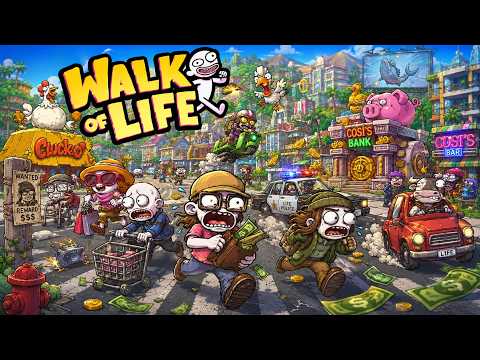THE MOST CHAOTIC LIFE SIMULATOR WE’VE EVER PLAYED | Walk of Life