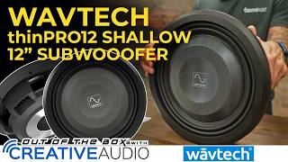 Wavtech thinPRO12 Shallow 12 Subwoofer Unboxing & Overview - Out of the Box