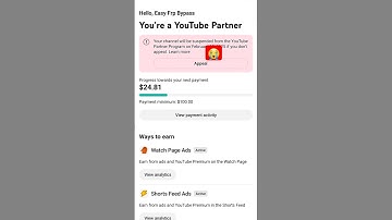 your channel will be suspended from the youtube partner program#ytstudio #problem#howto#solve#shorts