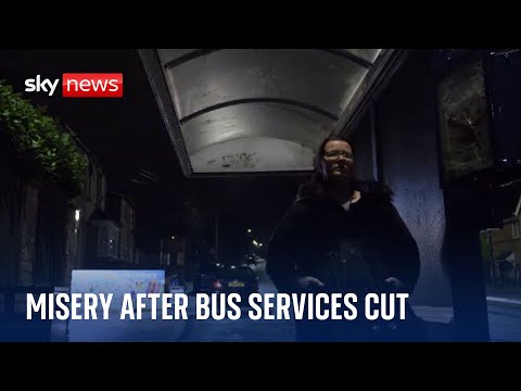 Woman takes 90-minute bus journey to work as local services slashed
