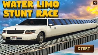 Water Limo Stunt Race ( new unlock car ) --best Android Gameplay screenshot 4