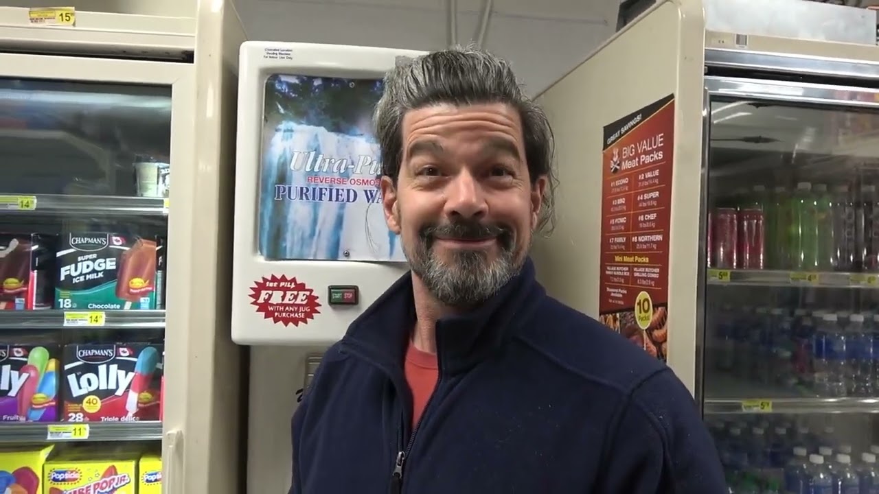 A Northern store managers responsibility. Fixing stuff. Water dispenser. Get it done