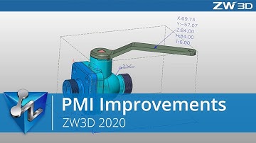 ZW3D 2020: PMI Improvements