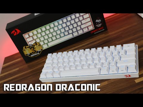 REDRAGON DRACONIC RGB 60% bežična mehanička tipkovnica - YouTube