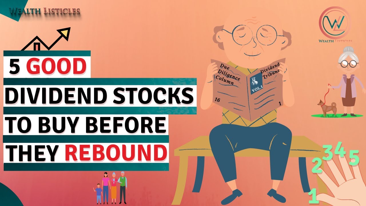 5 Good Dividend Stocks to buy before they rebound🔥 Buy the dip Now