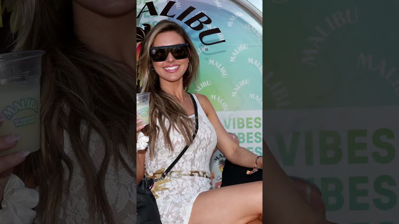 Audrina Patridge at MALIBU Desert Dream Escape Pina Colada Bar 