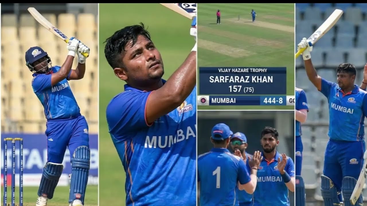 14 SIXES! 😱 Sarfaraz Khan SMASHES 157 (75) | Angry Message to BCCI Selectors? 🔥
