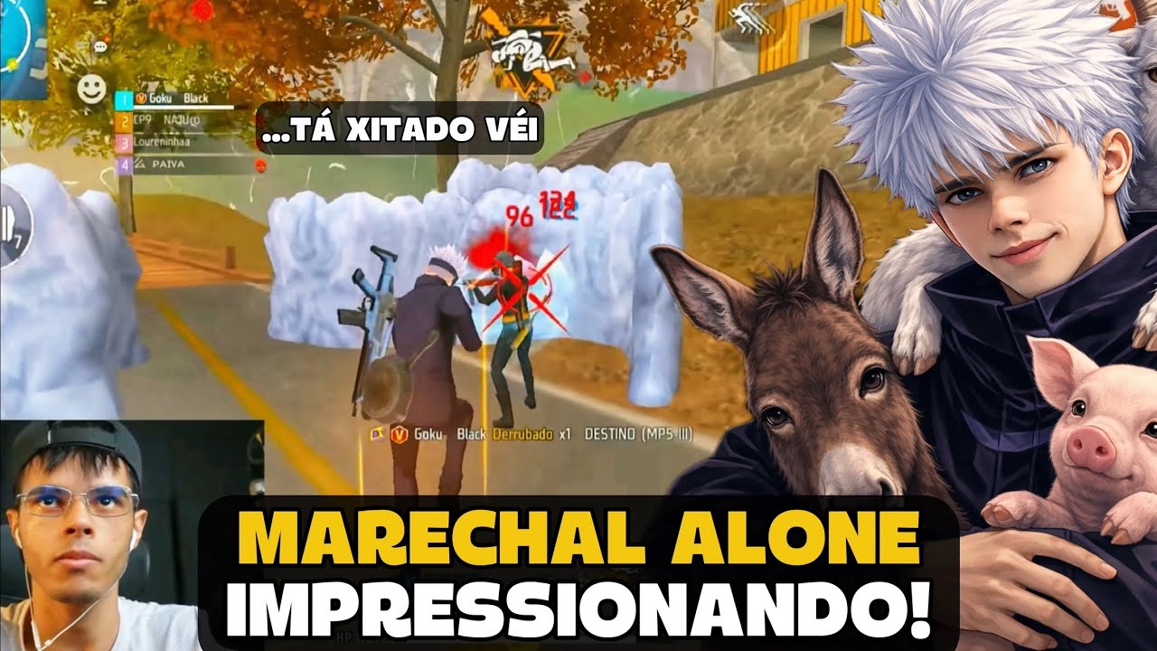 MARECHAL IMPRESSIONOU AS ALEATÓRIAS COM SUA SENSI NA RANK! FREE FIRE - MARECHAL HIGHLIGHTS