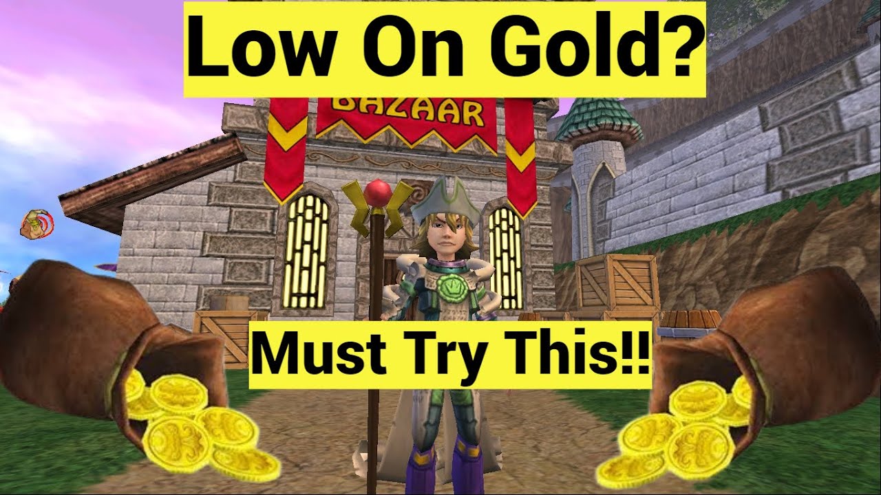Easy Way To Get Gold In Wizard101!!!  (Must Watch)