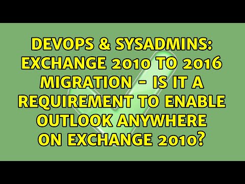 Exchange 2010 to 2016 migration - Is it a requirement to enable Outlook Anywhere on Exchange 2010?