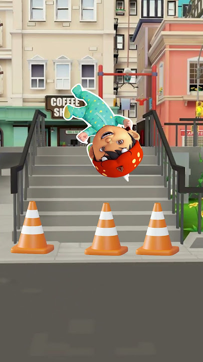 Boboiboy Lompat di Cone Jalan, Ditabrak Fang Ngebut! #animasi #kartun #dubbing