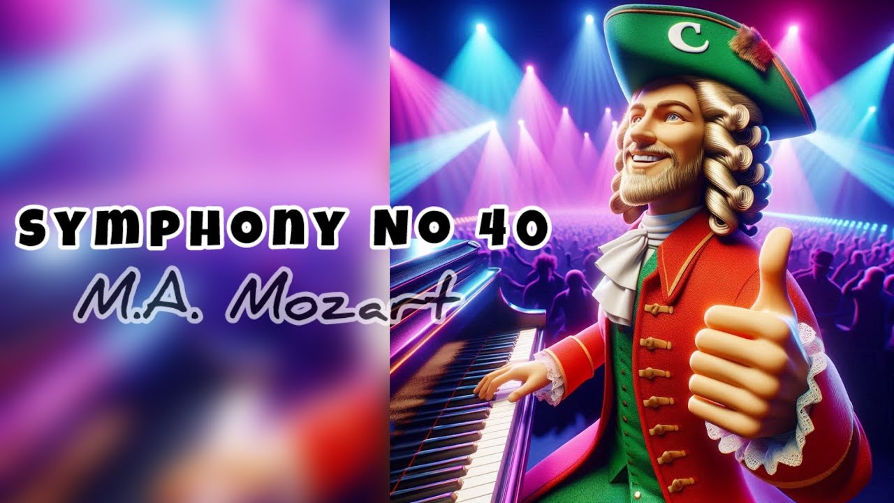 Symphony No 40, Mozart - Piano notes Visualizer 🤩 - YouTube