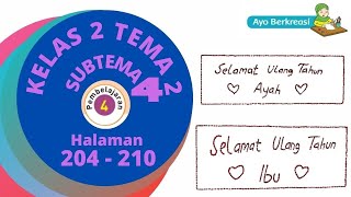 KELAS 2 TEMA 2 SUBTEMA 4 PEMBELAJARAN 4 || DILENGKAPI PEMBAHASAN SOAL