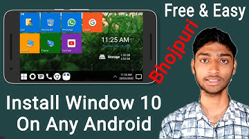 how to install windows 10 in android phone without pc 2020