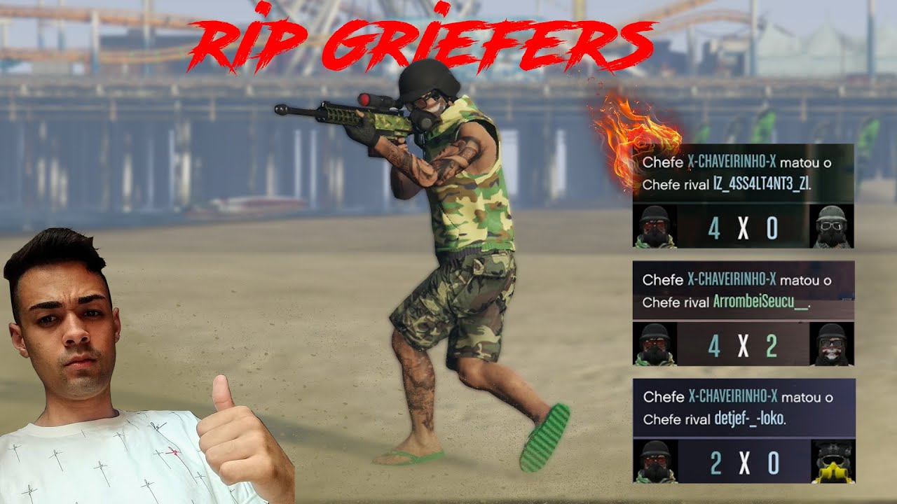 GTA 5 - IRRITANDO GRIEFERS TRYHARDS NA SESSÃO PÚBLICA NA CONTA DE MEMBRO