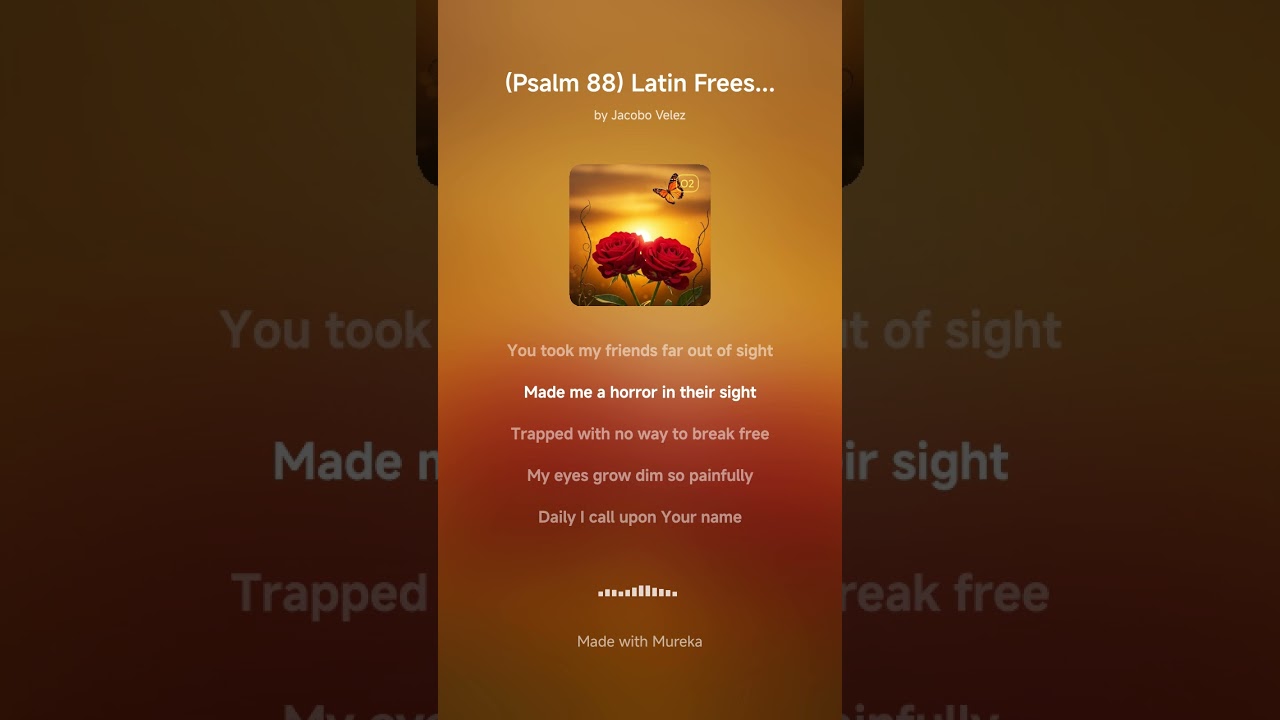 (Psalm 88) Latin Freestyle 80's Christian Style