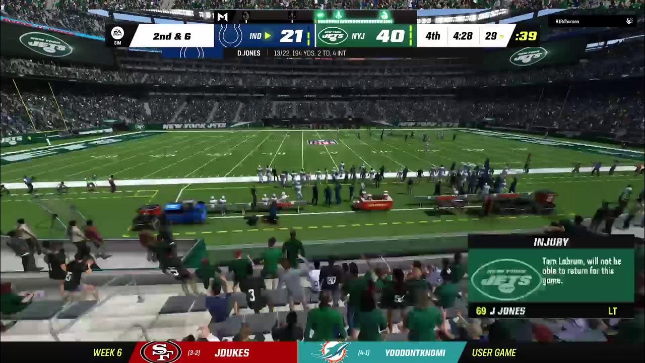 Colts vs Jets YouTube