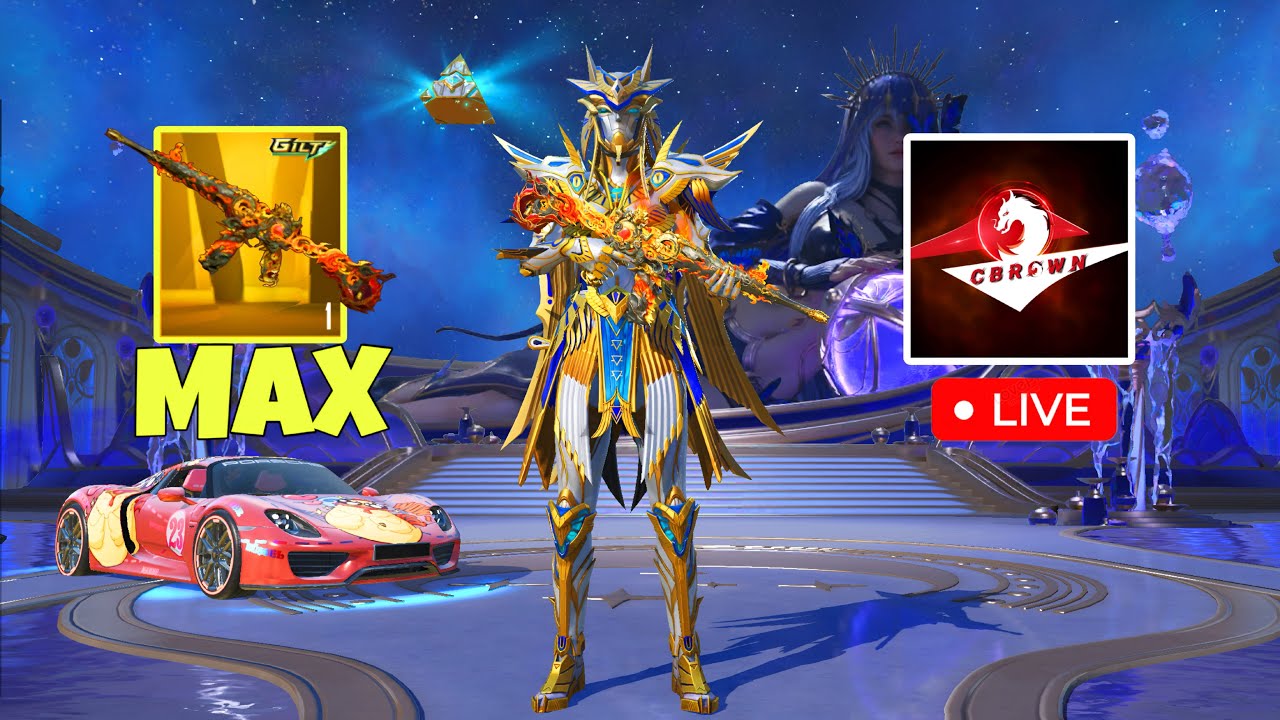 🔴CBROWN lIVE NEW M416 SKIN | PUBG MOBILE🔴