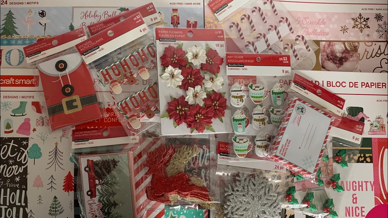 MICHAELS HAUL/NEW CHRISTMAS HOTBUY PAPER PADS