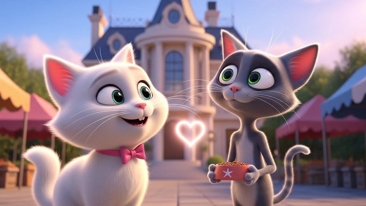 Rich Cat vs Street Cat 😿❤️Alex aur Lucy, do bilon ki ek pyari si kahani hai
