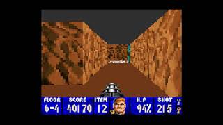 Wolfenstein 3D (SNES) 100% - Mission 6-4