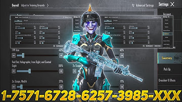 NEW UPDATE 4.1 CODE 🔥 PUBG MOBILE/BGMI SENSITIVITY SETTINGS 2025 | BEST SCOPE SENSITIVITY SETTINGS