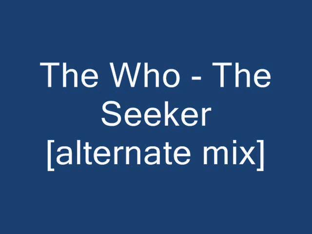 1970 HITS ARCHIVE: The Seeker - The Who (stereo 45) - YouTube