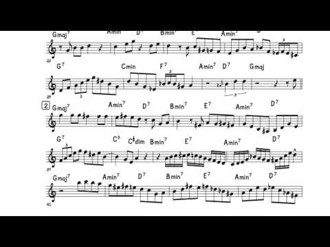 Chasin' The Bird - Tom Harrell Solo Transcription