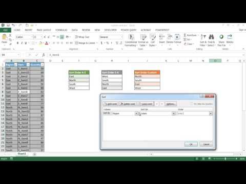 Sort Items with a Custom List