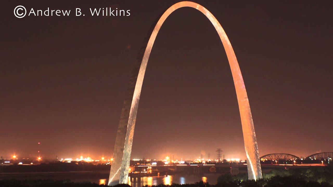 St. Louis Arch Time Lapse - YouTube